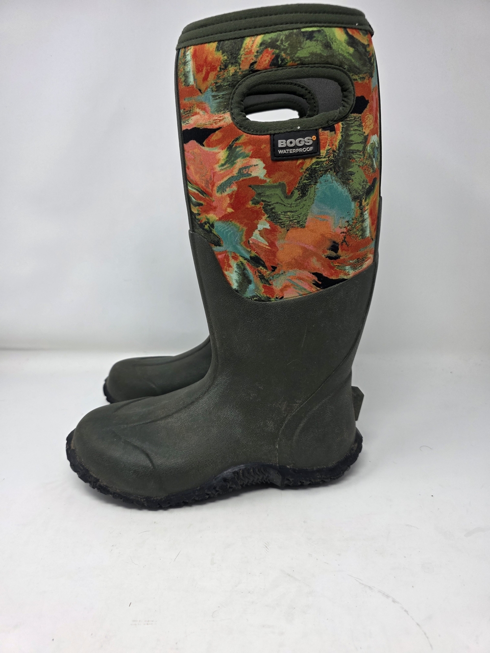 Bogs Mesa Wildbrush Waterproof Winter Rain Boots Womens Size 6 Insulated 5F